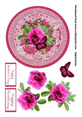 Pink Roses and Lace