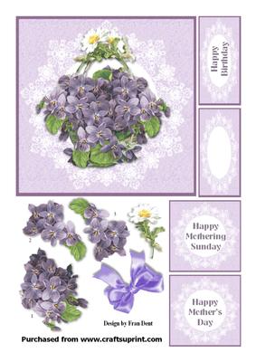 Mothering Sunday Violets