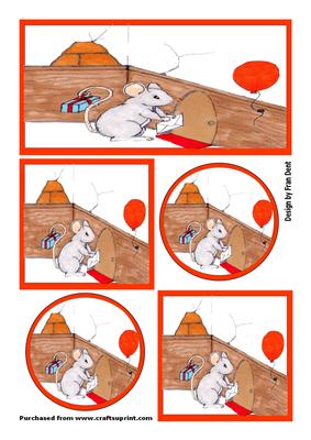 Birthday Mouse Toppers