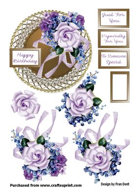 Floral Copper Plate