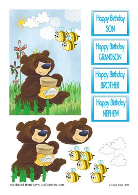 Honey Bear Birthday.