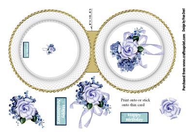 Flower Plate Wobble Card 3