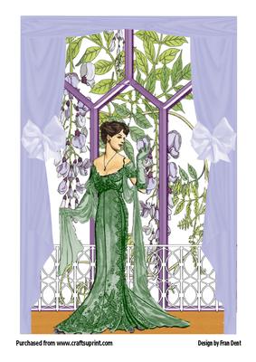 Beauty Amongst the Wisteria A4