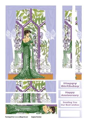 Beauty Amongst the Wisteria Random Stacker