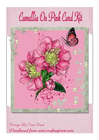 Camellia on Pink Card Kit