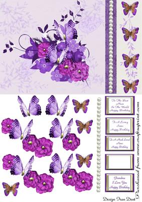 Flowers and Butterflies