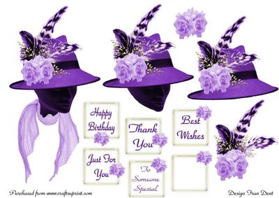 The Purple Rose Hat