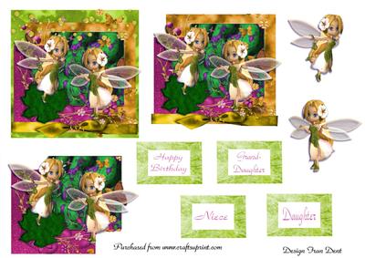 Fairy Dell Birthday Card