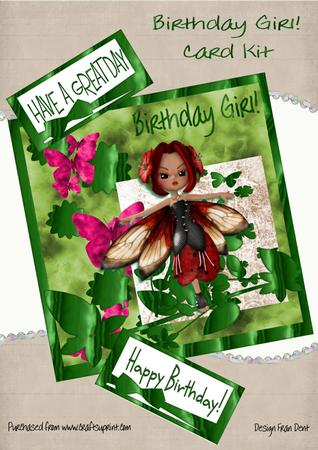 Birthday Girl Card Kit