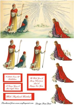 Little Town of Bethlehem Dl Card