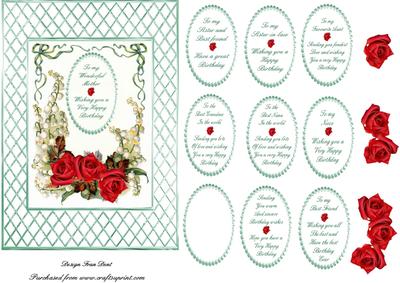 Family Roses Card