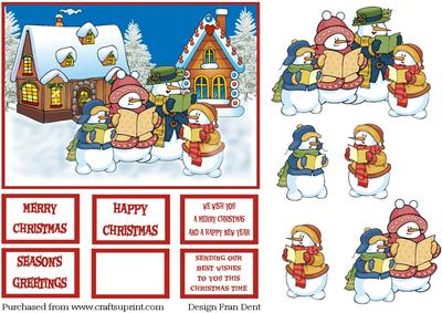 The Carol Singing Snow Family