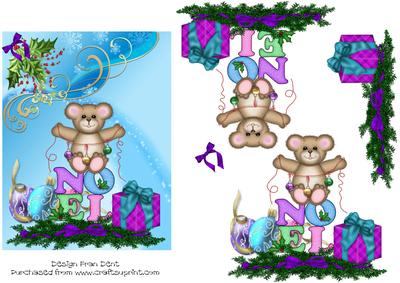 Noel Christmas Teddy Bear