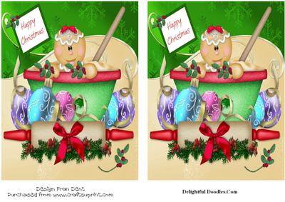 Getting Ready for Christmas Toppers