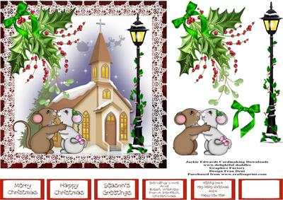 A Christmas Romance with Lace
