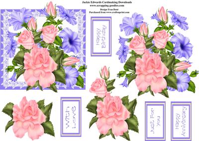 Petunias and Roses
