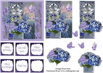 A Symphony in Lilac and Blue