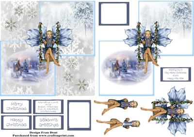 Blue Christmas Fairy