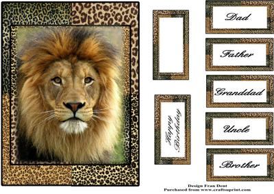King of Beasts 6x8 Topper