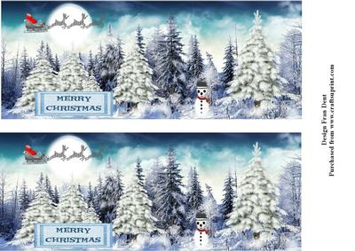 Heading Home on Christmas Morn Dl Toppers