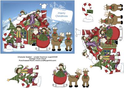 Santa and His Elves Get Ready for Christmas