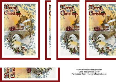 Vintage Christmas Side Stacker