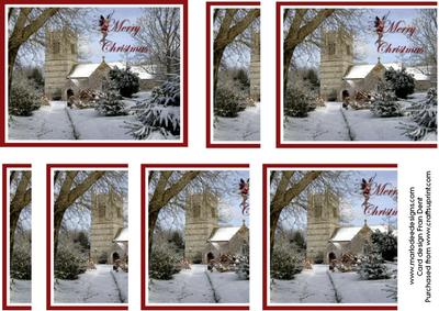 Christmas Church Side Stacker