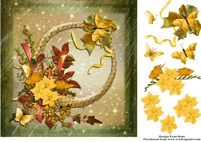 Autumn Amongst the Stars Topper/step by Step
