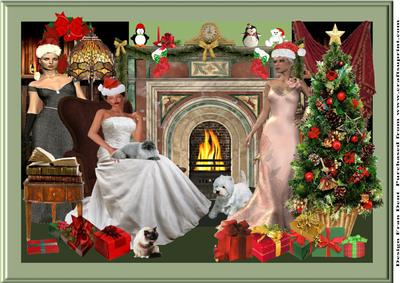 Christmas Eve at Home A4 Topper