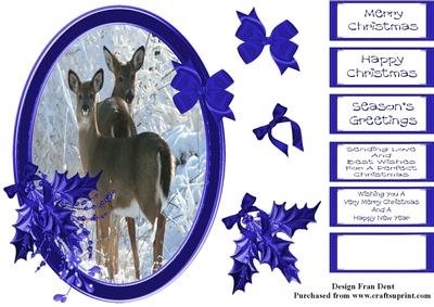 Deer, Deer in Blue