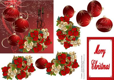 All Things Christmas with Decoupage and Insert
