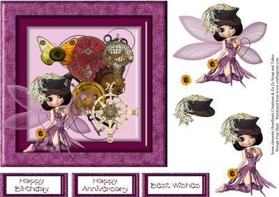 Steampunk Fairy in the Pink