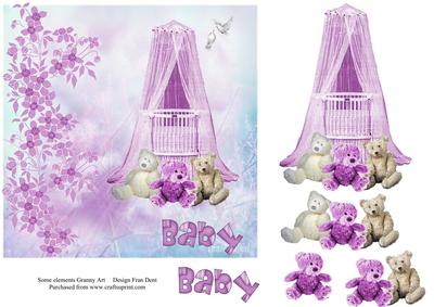 Baby Girl Announcement Step by Step