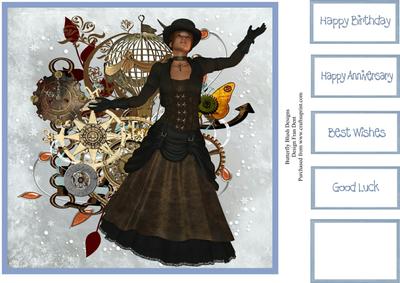 Celebrating Steampunk 8x8 Topper