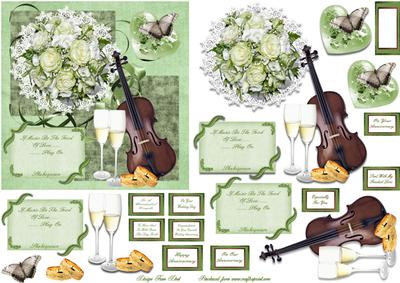 If Music Be the Food of Love 5.5x5.5 Step by Step