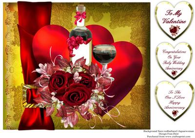 Wine and Roses Topper