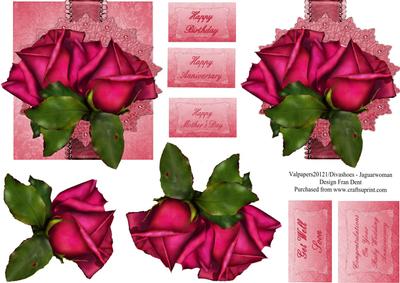 Wine Roses and Lace