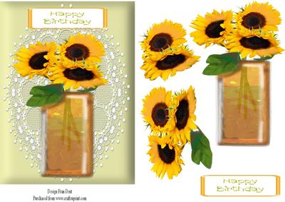 Sunny Sunflowers Birthday.