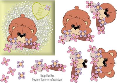 Sending You a Hug in a Card 2 Step by Step