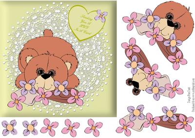 Sending You a Hug in a Card 2 7x7