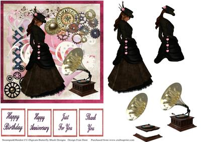 Steampunk Romance 6x6 Step by Step