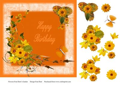 Oranges and Lemons Happy Birthday Step by Step