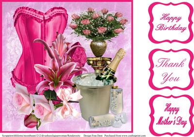 Fine Things for a Lady 8x8 Topper