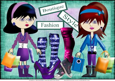 Sally and Sue and Shoes A4 Topper