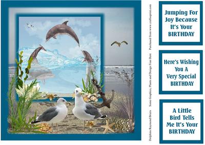Sea Life 8x8 Topper