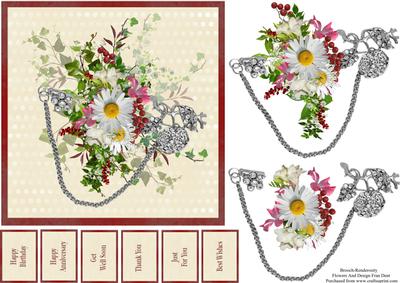 Floral Brooch Step by Step