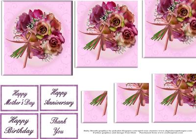 A Rosy Posy for Mother's Day Corner Stacker