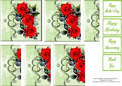 Red Roses for Mother's Day Side Stacker