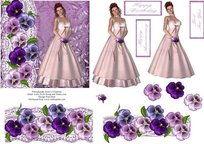Pansies for Juliet Step by Step