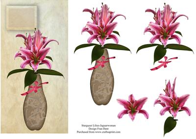Stargazer Lilies Any Occasion Card
